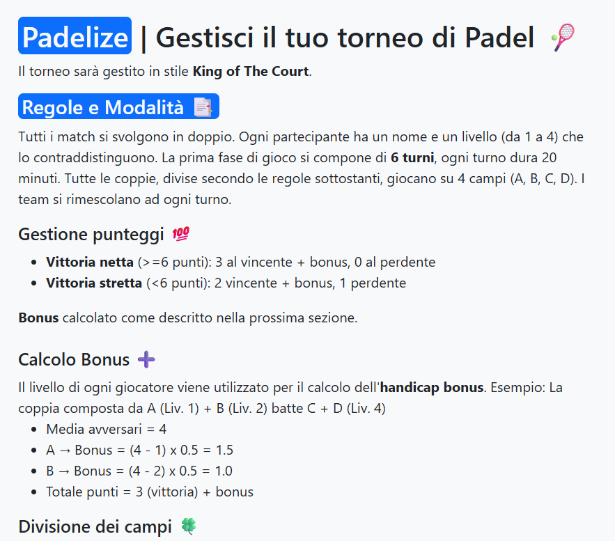 Padelize